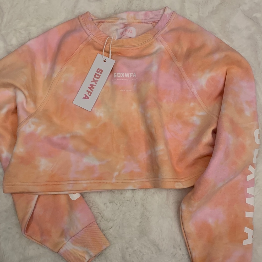 NWT sarah’s day cropped sweater